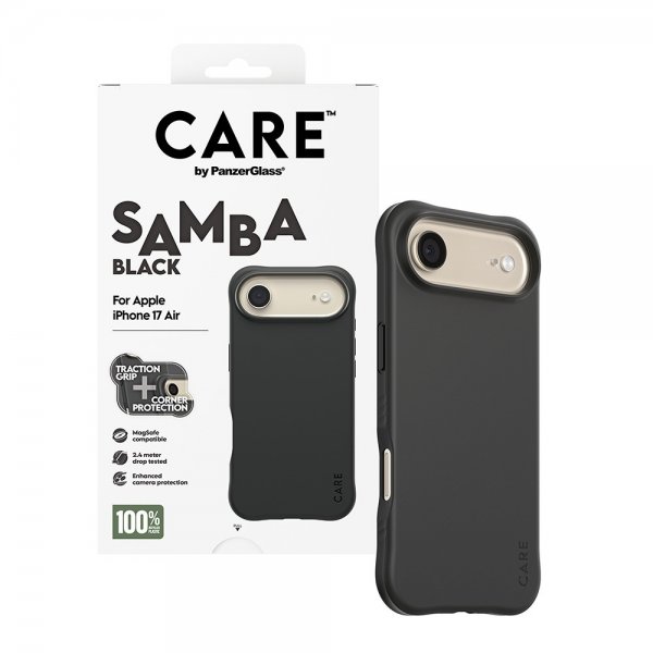 CARE by PanzerGlass iPhone Air Cover Samba MagSafe Sort