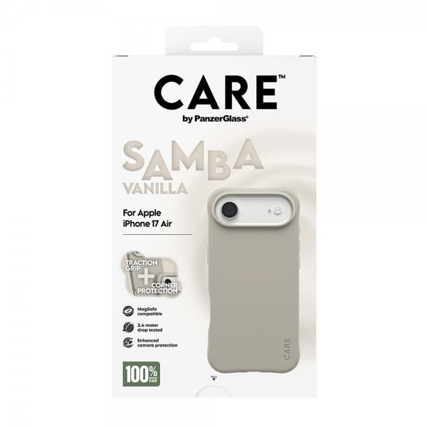 CARE by PanzerGlass iPhone Air Cover Samba MagSafe Vanilla