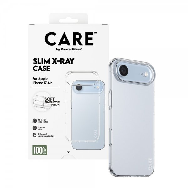 CARE by PanzerGlass iPhone Air Cover Slim X-Ray Transparent