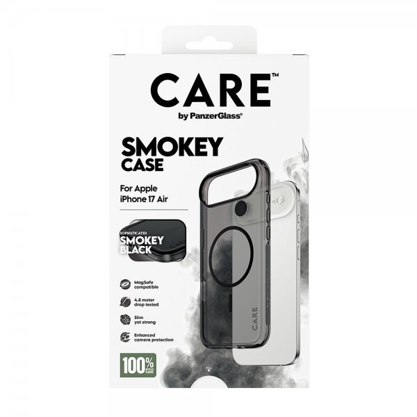 CARE by PanzerGlass iPhone Air Cover Smokey MagSafe Sort