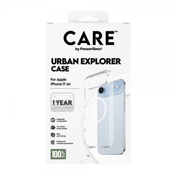 CARE by PanzerGlass iPhone Air Cover Urban Explorer MagSafe Hvid