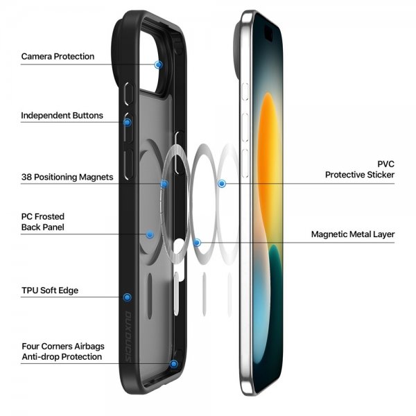 Dux Ducis iPhone Air Cover Yind Series MagSafe Sort