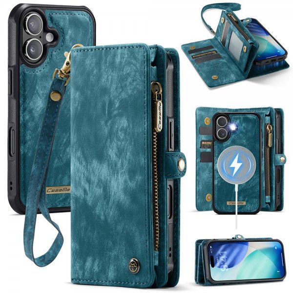 CaseMe iPhone 17 Etui 008 Series Aftageligt Cover Blå