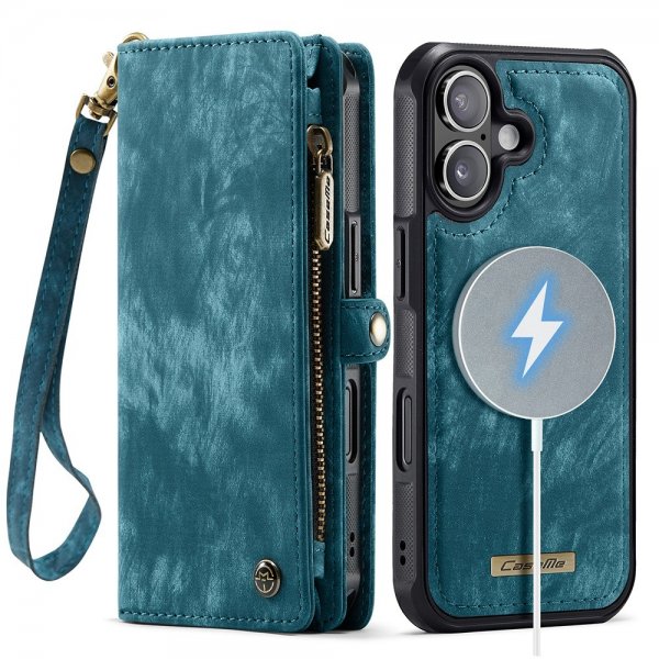 CaseMe iPhone 17 Etui 008 Series Aftageligt Cover Blå
