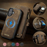 CaseMe iPhone 17 Etui 008 Series Aftageligt Cover Brun
