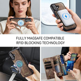 CaseMe iPhone 17 Etui 008 Series Aftageligt Cover Brun