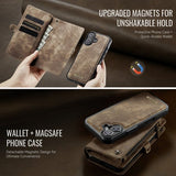 CaseMe iPhone 17 Etui 008 Series Aftageligt Cover Brun