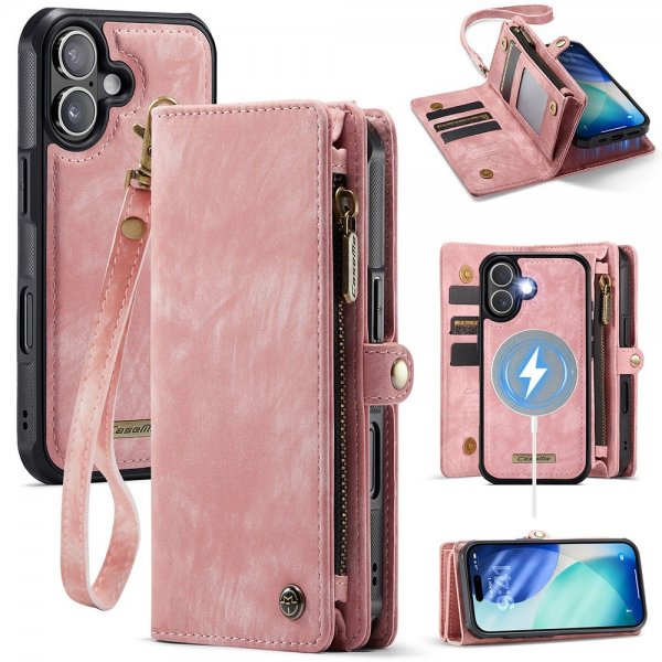 CaseMe iPhone 17 Etui 008 Series Aftageligt Cover Rosa