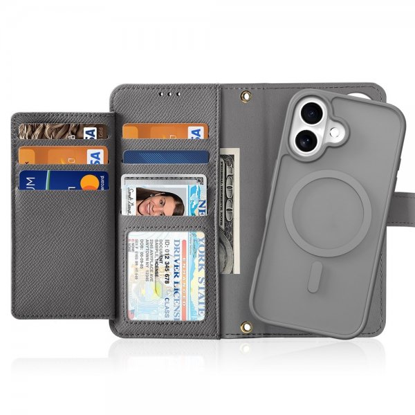 Dux Ducis iPhone 17 Etui 2-i-1 Lawa Series MagSafe Grå