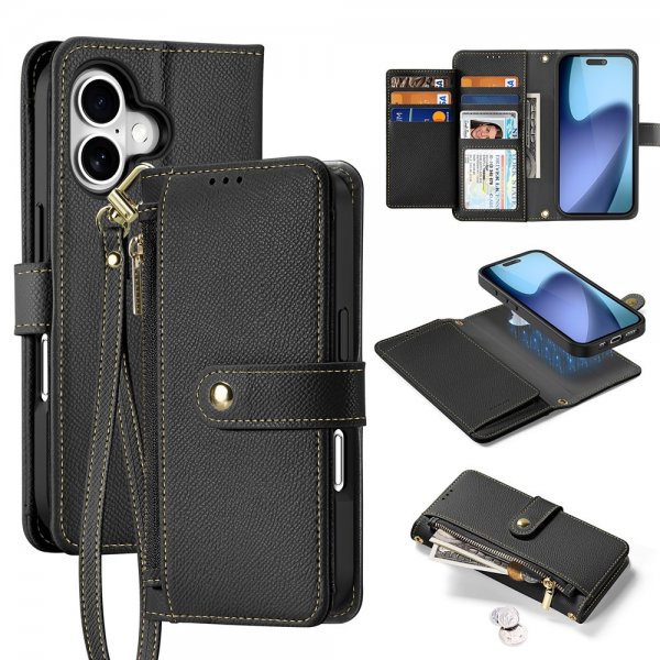 Dux Ducis iPhone 17 Etui 2-i-1 Lawa Series MagSafe Sort