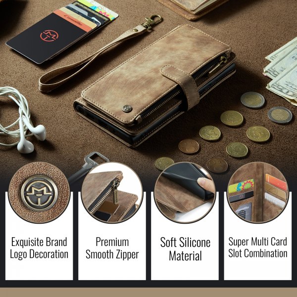 CaseMe iPhone 17 Etui C30 Serie Brun