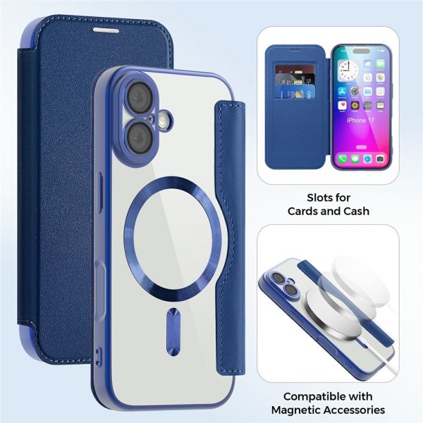 iPhone 17 Cover MagSafe Blå