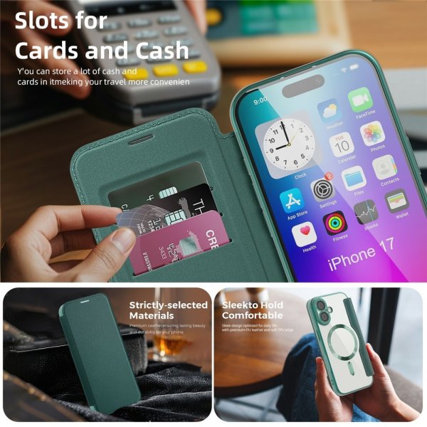 iPhone 17 Cover MagSafe Grøn