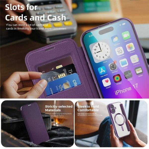 iPhone 17 Cover MagSafe Lilla