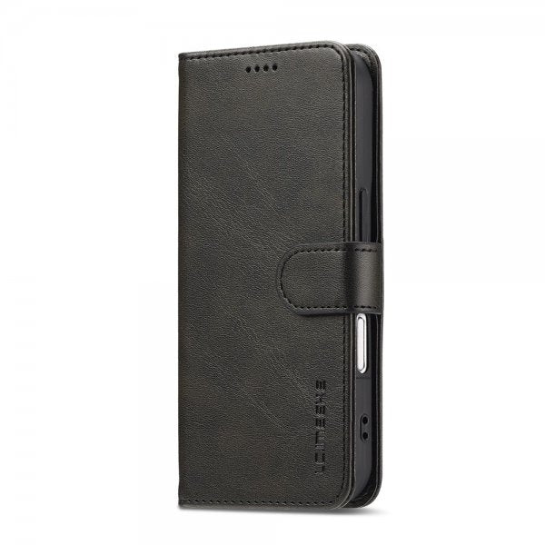 Lc.Imeeke iPhone 17 Etui med Kortlomme Stativfunktion Sort