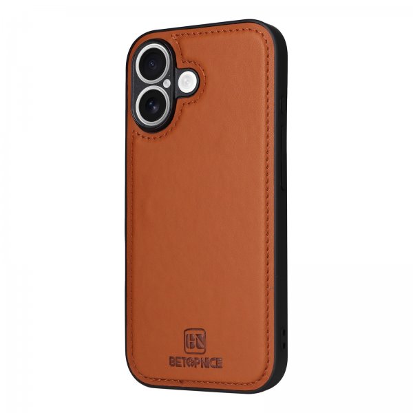 Betopnice iPhone 17 Etui med Aftageligt Cover 005 Brun