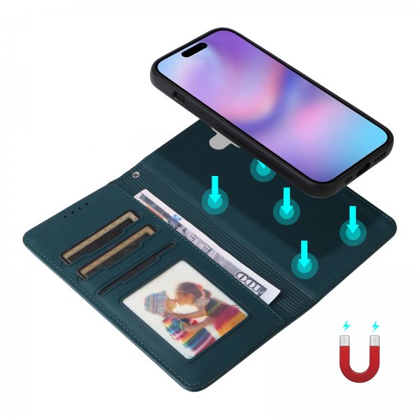 Betopnice iPhone 17 Etui med Aftageligt Cover 005 Grøn