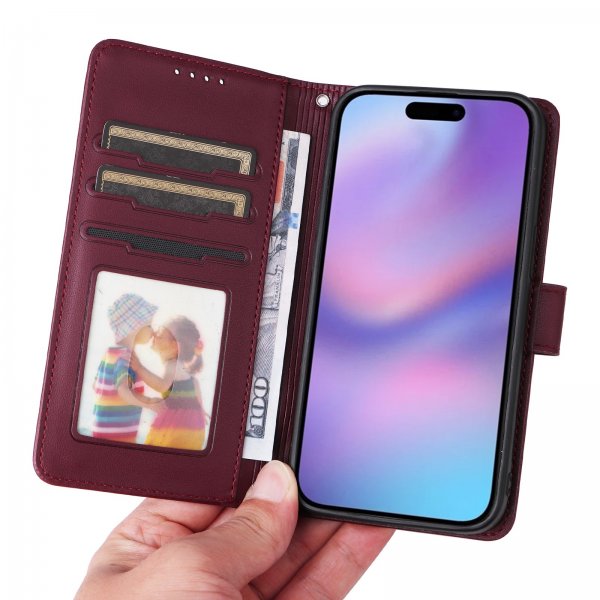 Betopnice iPhone 17 Etui med Aftageligt Cover 005 Rød