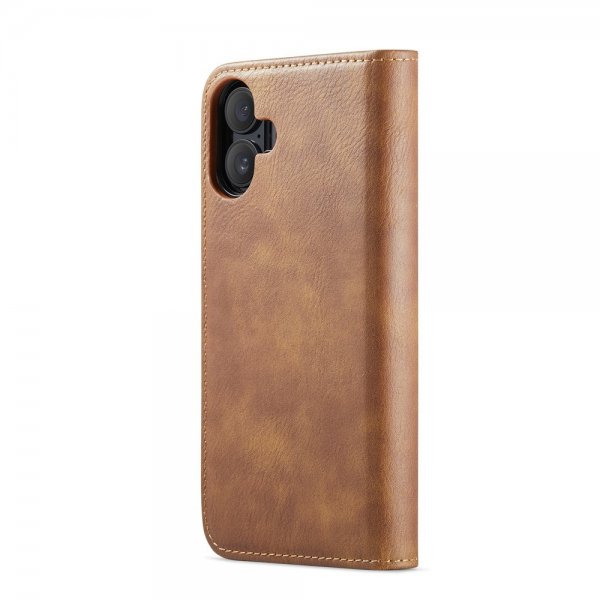 Dg.Ming iPhone 17 Etui med Aftageligt Cover Brun