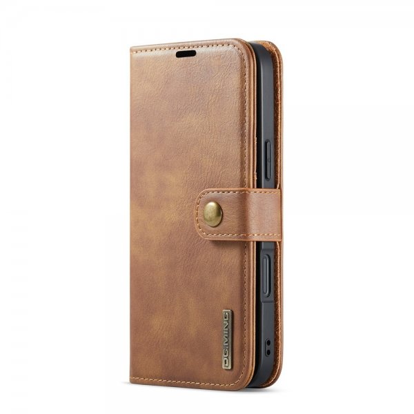 Dg.Ming iPhone 17 Etui med Aftageligt Cover Brun