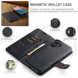 Dg.Ming iPhone 17 Etui med Aftageligt Cover Sort