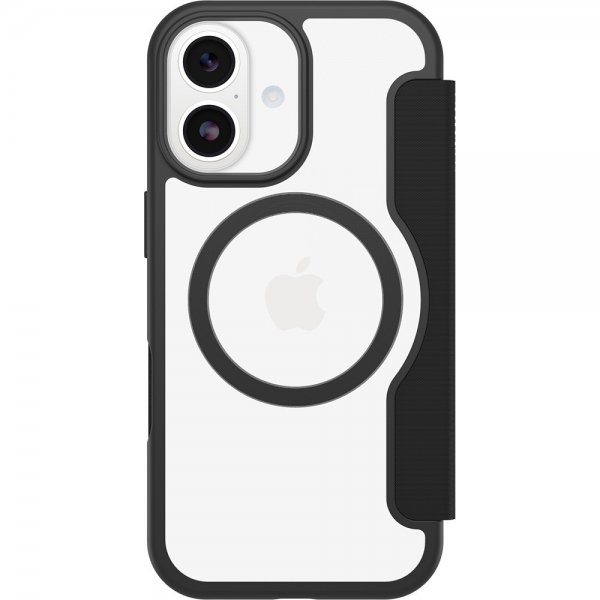 Otterbox iPhone 17 Etui React Folio MagSafe Black Crystal