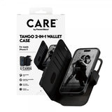 CARE by PanzerGlass iPhone 17 Etui Tango Two-in-One Wallet MagSafe Sort