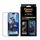 PanzerGlass iPhone 17/iPhone 16 Pro Skærmbeskyttelse Ultra-Wide Fit Clear Fastfit