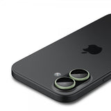 Spigen iPhone 17 Kamerabeskyttelse GLAS.tR EZ Fit Optik Pro 2-pak Grøn