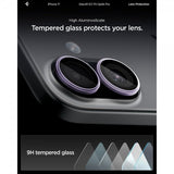 Spigen iPhone 17 Kamerabeskyttelse GLAS.tR EZ Fit Optik Pro 2-pak Lilla