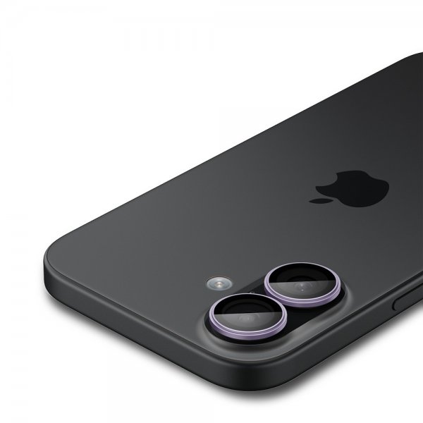 Spigen iPhone 17 Kamerabeskyttelse GLAS.tR EZ Fit Optik Pro 2-pak Lilla