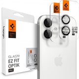 Spigen iPhone 17 Kamerabeskyttelse GLAS.tR EZ Fit Optik Pro 2-pak Sølv