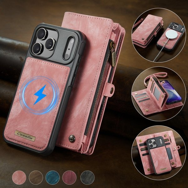CaseMe iPhone 17 Pro Etui 008 Series Aftageligt Cover Rosa