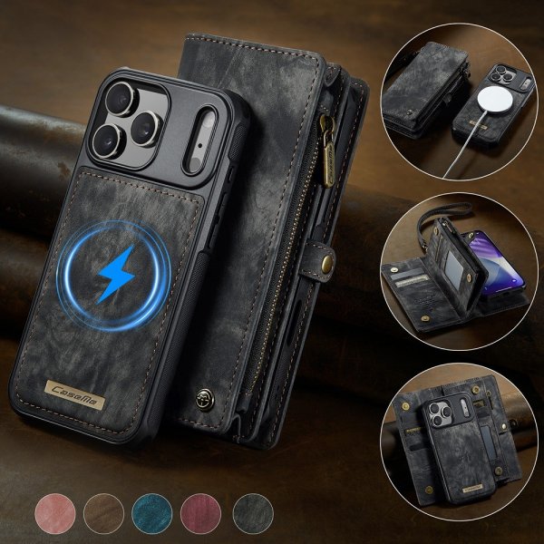 CaseMe iPhone 17 Pro Etui 008 Series Aftageligt Cover Sort