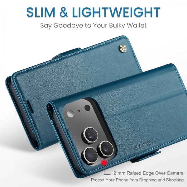 CaseMe iPhone 17 Pro Etui 023 Series Blå