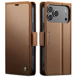 CaseMe iPhone 17 Pro Etui 023-serien Brun