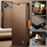 CaseMe iPhone 17 Pro Etui 023-serien Brun