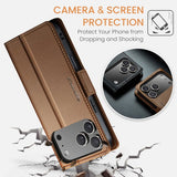CaseMe iPhone 17 Pro Etui 023-serien Brun