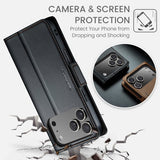 CaseMe iPhone 17 Pro Etui 023 Series Sort