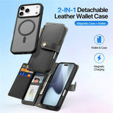 Dux Ducis iPhone 17 Pro Etui 2-i-1 Lawa Series MagSafe Sort