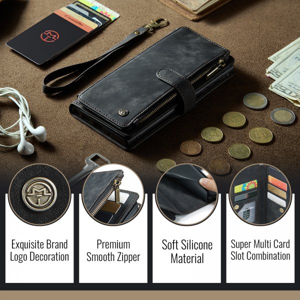 CaseMe iPhone 17 Pro Etui C30 Serie Sort