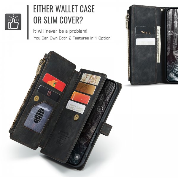 CaseMe iPhone 17 Pro Etui C30 Serie Sort