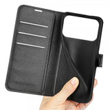 iPhone 17 Pro Etui Litchi Sort