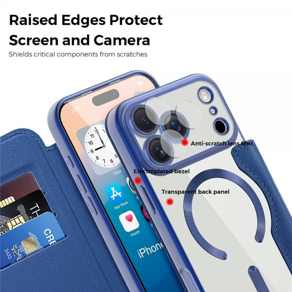 iPhone 17 Pro Cover MagSafe Blå