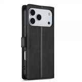 Lc.Imeeke iPhone 17 Pro Etui med Kortlomme Kickstand Sort