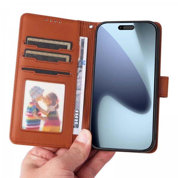 Betopnice iPhone 17 Pro Etui med Aftageligt Cover 005 Brun
