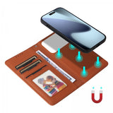 Betopnice iPhone 17 Pro Etui med Aftageligt Cover 005 Brun