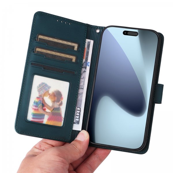 Betopnice iPhone 17 Pro Etui med Aftageligt Cover 005 Grøn