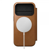 Nomad iPhone 17 Pro Etui Modern Leather Folio English Tan