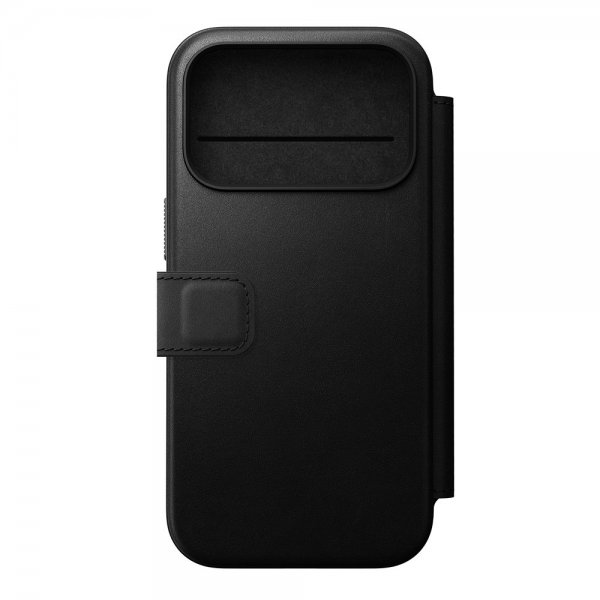 Nomad iPhone 17 Pro Etui Modern Leather Folio Sort